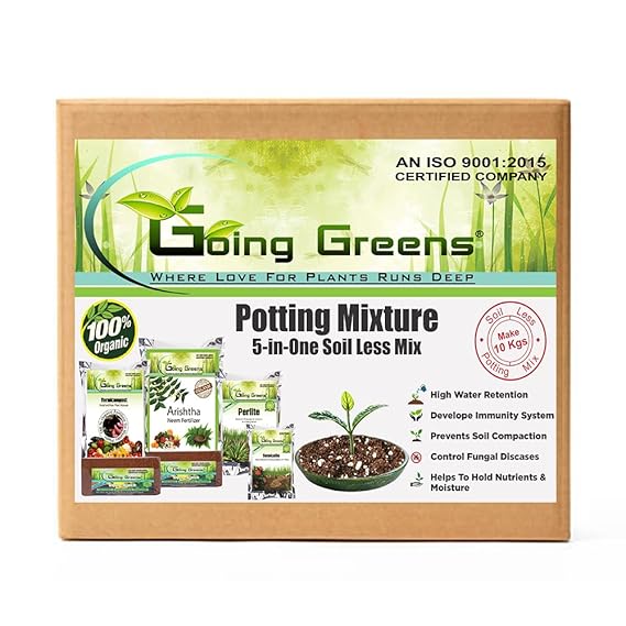 vermicompost potting mix Make Your Own Potting Soil Kit [ Combo of Coco Peat Brick, Organic Ver – Going Greens