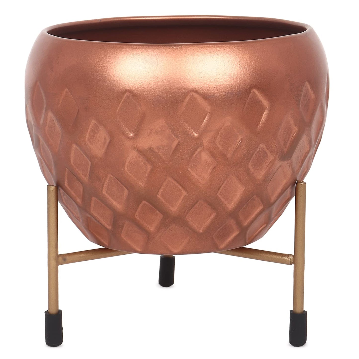 Round Shape Royal Fancy Design Matki with Iron Stand