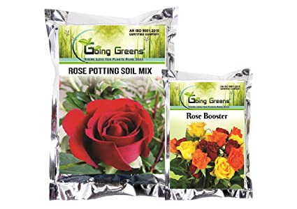 Combo - Rose Potting Soil & Rose Booster