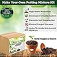 Make Your Own Potting Soil Kit [ Combo of Coco Peat Brick, Organic Vermicompost, Aristha Neem Fertilizer, Perlite & Vermiculite ]