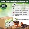 Make Your Own Potting Soil Kit [ Combo of Coco Peat Brick, Organic Vermicompost, Aristha Neem Fertilizer, Perlite & Vermiculite ]