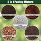 Make Your Own Potting Soil Kit [ Combo of Coco Peat Brick, Organic Vermicompost, Aristha Neem Fertilizer, Perlite & Vermiculite ]