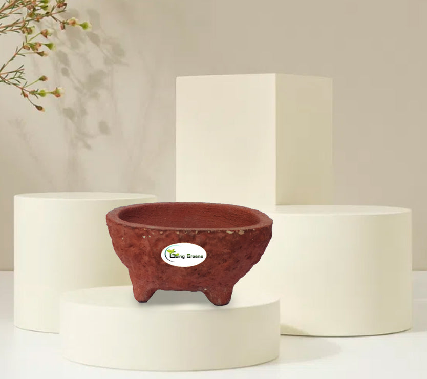 Handmade Teracotta Ceramic Pot / Bonsai Pot