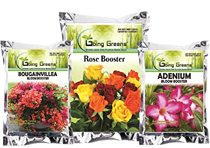 Bloom Boosters Combo of 3 - Bougainvillea Bloom Booster, Adenium Bloom Booster & Rose Booster