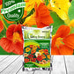 Nasturtium Alaska Flower Seeds