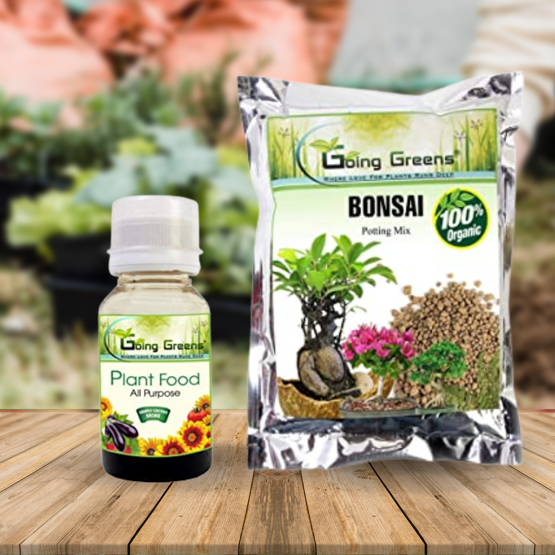 Combo of 2 - Plant Food & Bonsai Potting Mix
