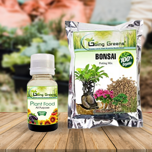 Combo of 2 - Plant Food & Bonsai Potting Mix