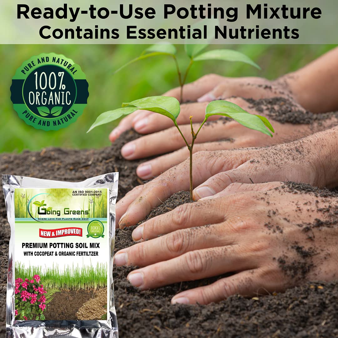 Premium Potting Mix with Cocopeat & Organic Fertilizer