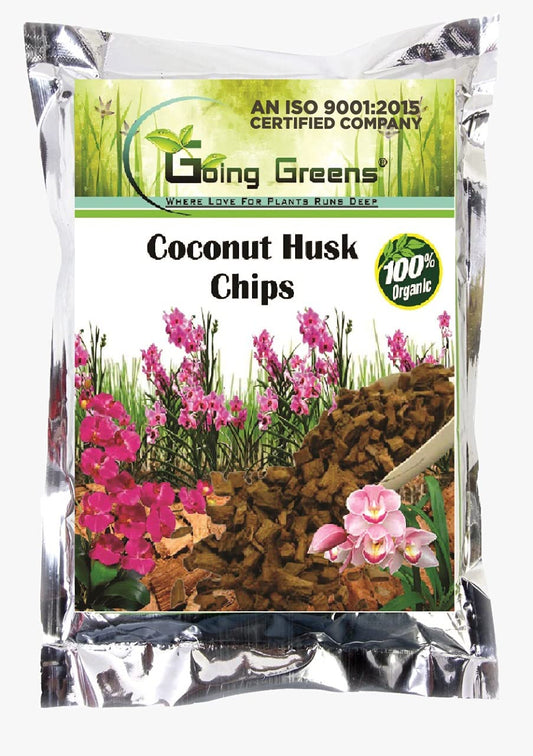 Coconut Husk Chips/Hydrophonics Horticultural Orchid Gardening Soil Manure - 250 Grams